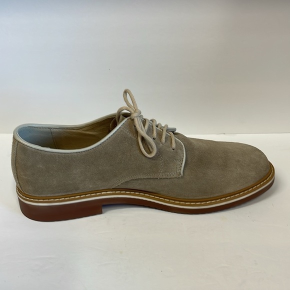 1901 Made In Italy Beige Suede Lace Up Men’s Oxford’s Shoes size 43 - Picture 8 of 14